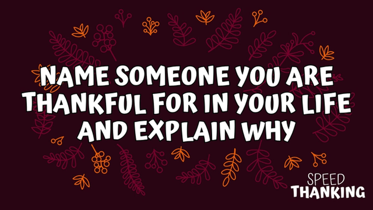 Speed Thanking image number null